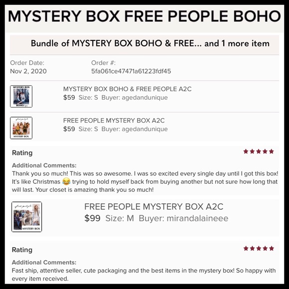 MYSTERY BOX FREE PEOPLE A2C - Picture 14 of 16